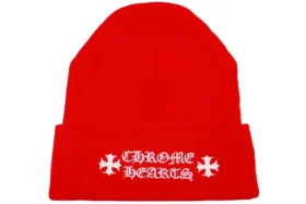 Chrome Hearts Logo Beanie Red