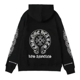 Chrome Hearts Los Angeles Zip-Up Huvtröja Svart