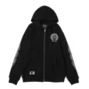 Chrome Hearts Los Angeles Zip-Up Huvtröja Svart