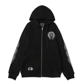 Chrome Hearts Los Angeles Zip-Up Huvtröja Svart