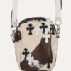 Chrome Hearts Matty Boy Chomper Taka-väska i kohud