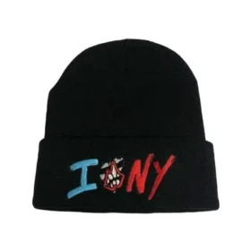 Chrome Hearts Matty Boy Sex Records I Love Ny Beanie – Svart