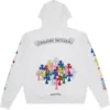 Chrome Hearts Multi Color Cross Cemetery Hoodie Vit Chrome Hearts Multi Color Cross Cemetery Hoodie Vit