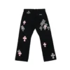 Chrome Hearts Multi Color Cross Jeans