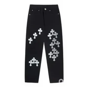 Chrome Hearts Multi Cross Patch Jeans