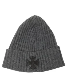 Chrome Hearts Plus Cross Patch kashmir-mössa