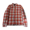 Chrome Hearts rödfodrad rutig flanellskjorta Chrome Hearts rödfodrad rutig flanellskjorta