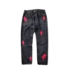 Chrome Hearts Red Cross Patch Jeans Chrome Hearts Red Cross Patch Jeans