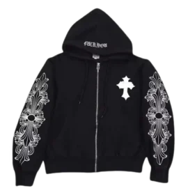 Chrome Hearts Rhinestone-huvtröja