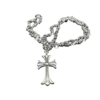 Chrome Hearts-stil halsband, silverpläterat Chrome Hearts-stil halsband, silverpläterat