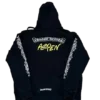 Chrome Hearts svart Aspen Excluisve zip-up-huvtröja
