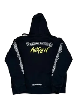 Chrome Hearts svart Aspen Excluisve zip-up-huvtröja