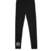 Chrome Hearts svarta bomullsleggings