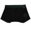 Chrome Hearts svarta boxershorts i bomull med svart ton-i-ton