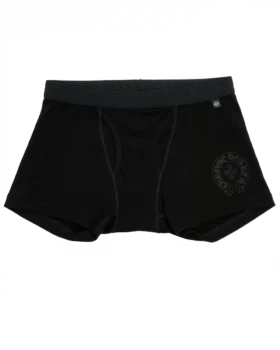 Chrome Hearts svarta boxershorts i bomull med svart ton-i-ton Chrome Hearts svarta boxershorts i bomull med svart ton-i-ton