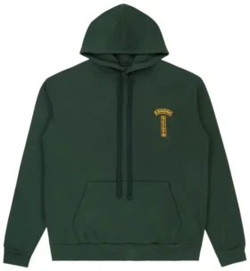 Chrome Hearts T Bar-huvtröja grön/guld
