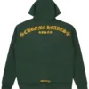Chrome Hearts T Bar-huvtröja grön/guld