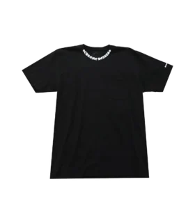 Chrome Hearts T-shirt med bokstäver på halsen och korta ärmar