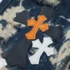 Chrome Hearts Tie Dye Multicolor Cross-Jeans