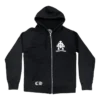 Chrome Hearts Triple Cross Logo Zip up Huvtröja