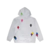 Chrome Hearts X Matty Boy Cross Patch-huvtröja Chrome Hearts X Matty Boy Cross Patch-huvtröja