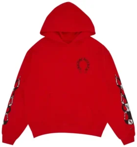 Chrome Hearts X Matty Boy Flames Huvtröja Red