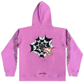 Chrome Hearts X Matty Boy Web Huvtröja Lila