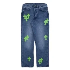 Firmranch-byxor med korsapplikation från Chrome Hearts