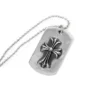 Litet CH Cross Dog Tag med utskärning Litet CH Cross Dog Tag med utskärning