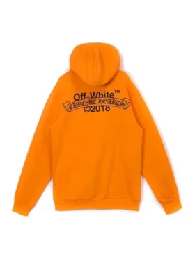Off-White X Chrome Hearts 2018-Huvtröja