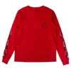 Röd Chrome Hearts långärmad