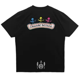 Regnbågsfärgad Chrome Hearts-tröja