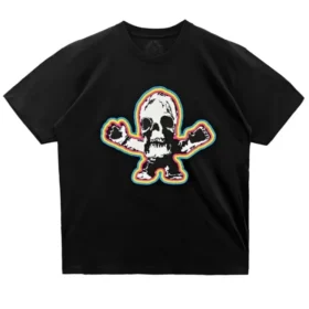 Regnbågsfärgad Chrome Hearts-tröja