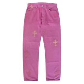 Rosa Chrome Hearts-Jeans