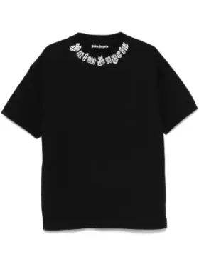 T-shirt med flammologotyp från Collabs X Saint