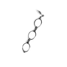 Trippel droppformade hoop-örhängen