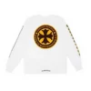 Vit Chrome Hearts långärmad tröja